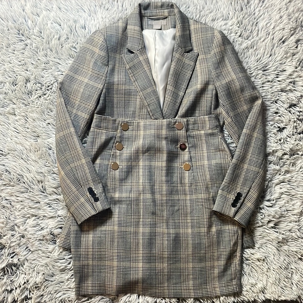 H&M skirt & blazer office suit size 6